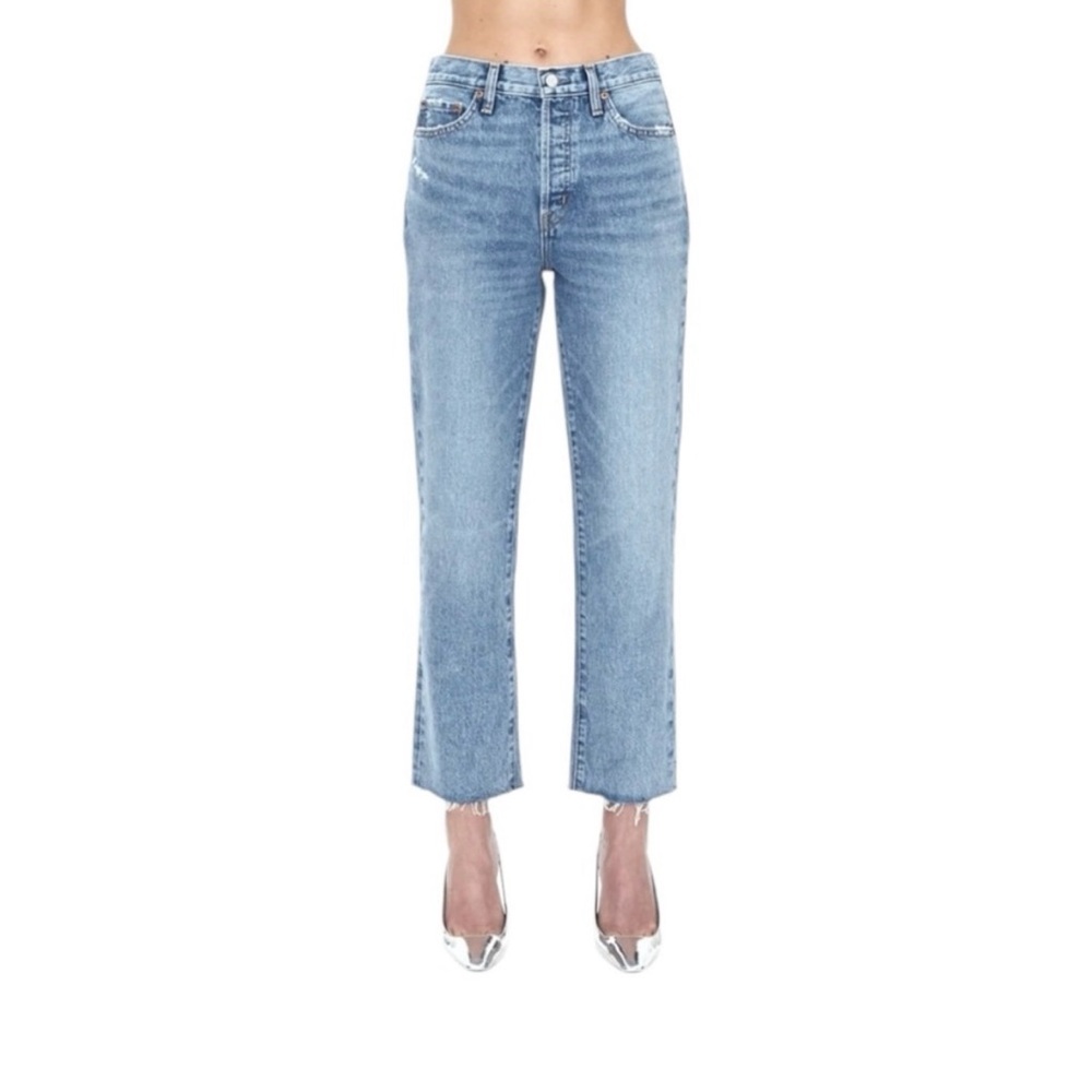 PISTOLA | Charlie High Rise Classic Straight Ankle Jeans, Size 24